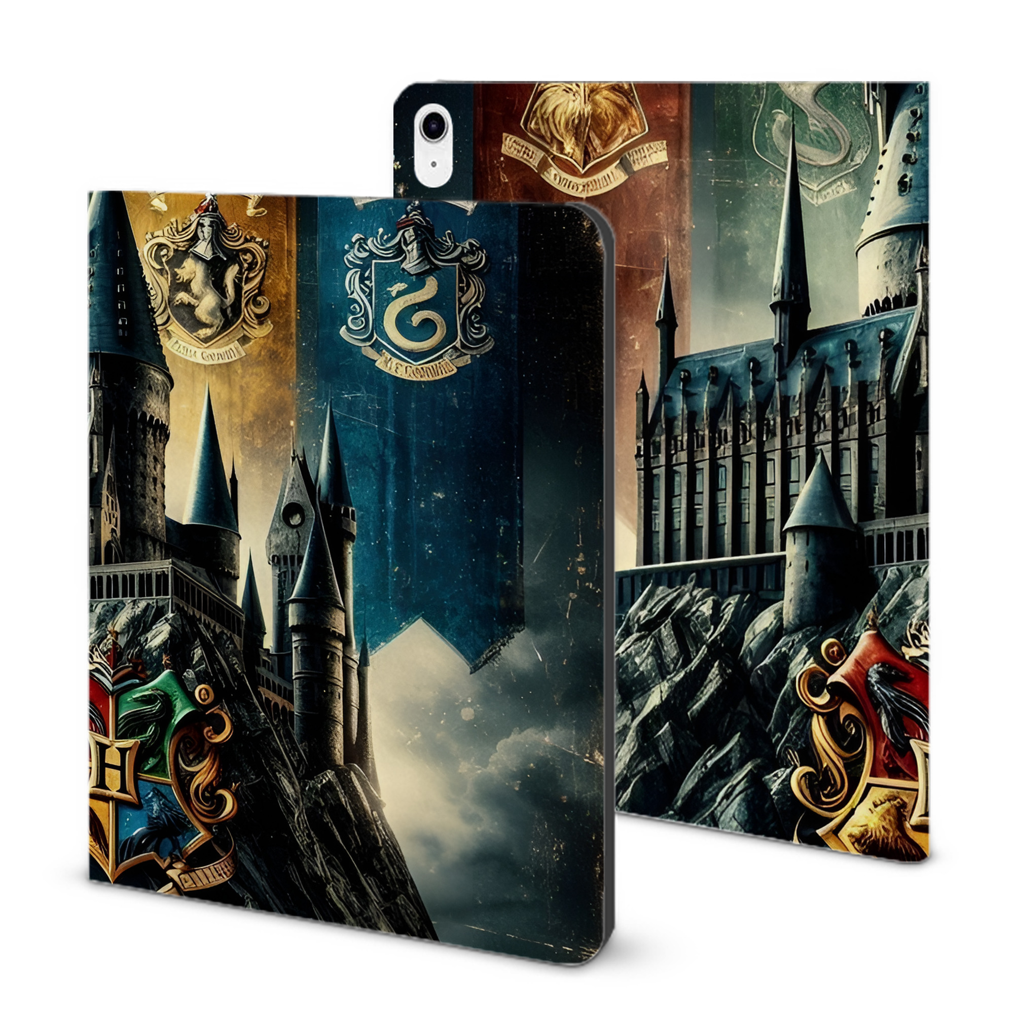 （画像用） Harry Potter ハリー・ポッターシリーズ IPad ケース ブック型 PUレザー TPU 耐衝撃 軽量 薄型 ペン収納なし 全面保護 IPad 各モデル対応